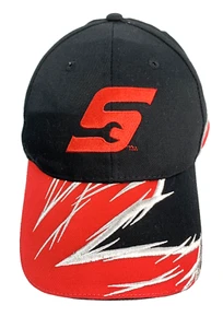 Snap On Never Compromise Embroidered Red Black Silver Logo Authentic Hat - Picture 1 of 8