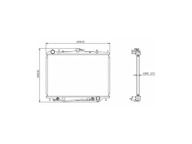 Radiador 59YVPX29 para Isuzu Rodeo Sport Amigo 2002 2001 2004 1999 2000 2003 Foto 1 de 1