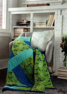 Mid Mod Criss Cross Quilt Pattern Pieced SS - Picture 1 of 2