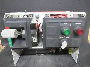 CUTLER HAMMER MOTOR CONTROL BUCKET 12" NEMA SIZE 1 STARTER 600 V 7 AMP BREAKER - Picture 1 of 12
