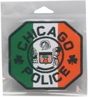 CPD Irish Octagon Patch Shamrock Approx. 4" x 4.25"