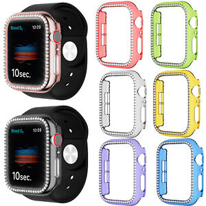 For iWatch Series 6 5 4 3 2 SE Diamond Hard Case Cover Protector Bumper Shell DO