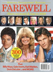FAREWELL Magazine Dec. 2009 Michael Jackson Farrah Fawcett Patrick Swayze 100 Pg - Picture 1 of 3