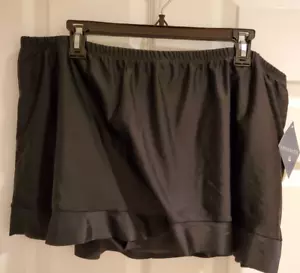 Womens Freshwater Swimming Suit Skirt Bottoms Black Size 20W New With Tags - Picture 1 of 7