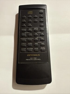 Optimus Remote Control CD-1760 CD1760 - Image 1 of 4