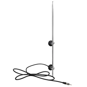 Radio Antenna for 1950-1979 VW Side Mount Dual Post Chrome Base & Cable - Picture 1 of 3