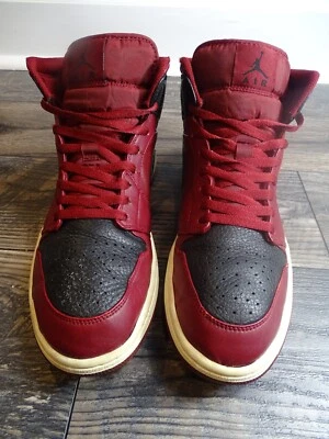 Nike Jordan 1 Retro Mid Reverse Banned 2017 Team Rojo Negro Para Hombre Talla 11 35% de descuento Foto 1 de 4