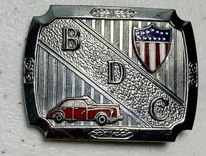 Hebilla de cinturón de transporte American Auto Motive años 50 vintage - Imagen 1 de 4