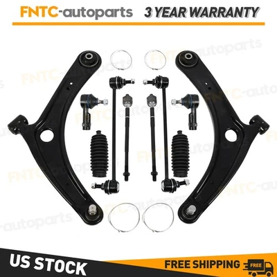 Front Lower Control Arms Sway Bar Links Kit for Mitsubishi Lancer Outlander US - Image 1 of 4