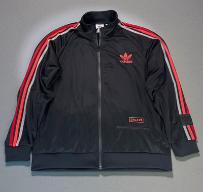 Adidas Originales Chile 20 Firebird Trefoil Tricot Chaqueta de Pista para Hombres Talla XL Icónica Foto 1 de 4