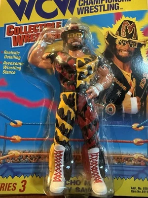 Figura de acción Macho Man Randy Savage 1994 OSFTC como nueva en tarjeta Foto 1 de 4