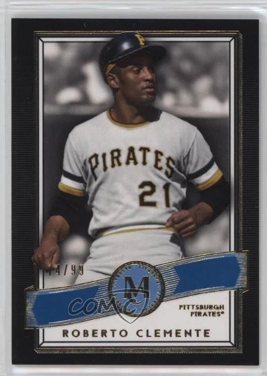 2016 Topps Museum Collection Blue /99 Roberto Clemente #46 HOF - Image 1 of 2