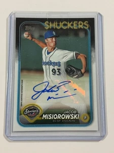 2024 Topps Pro Debut Jacob Misiorowski Shuckers RC Rookie AUTO - Picture 1 of 2