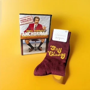 Anchorman: The Legend of Ron Burgundy DVD Will Ferrell Unrated, Uncut, Uncalled - Picture 1 of 23