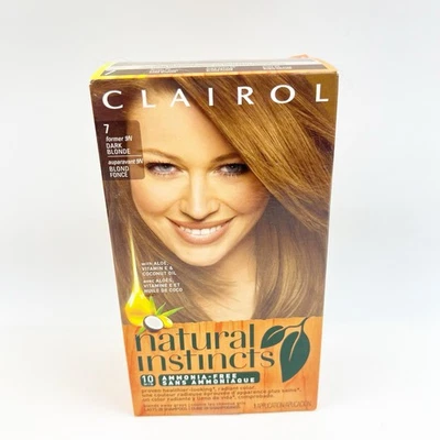 Clairol Natural Instincts Semi-Permeant Hair Color 7 Dark Blonde New - Image 1 of 4