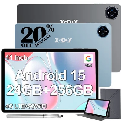 2025 Neuest Tablet Android 15 16GB RAM+256GB 8000mah 11 Zoll Octa Core WlFl IPS - Bild 1 von 4