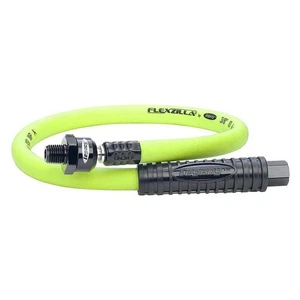 Flexzilla Whip Hose with Ball Swivel 3/8" x 2' (1/4" MNPT Ball Swivel x 1/4" FNP - Picture 1 of 2