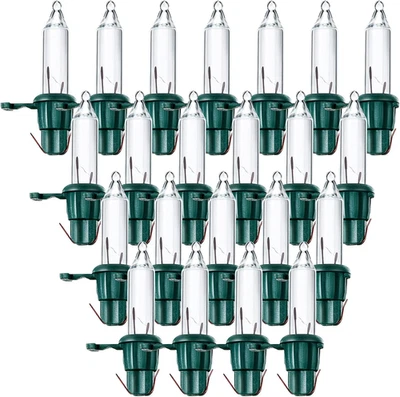 60 Count Replacement Christma Tree Light Bulbs 2.5V 0.425 Watt Replacement Bulb - Image 1 of 4