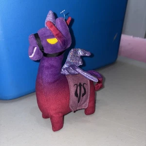 Fortnite DARK LLAMACORN 8 Zoll Stofftier Plüsch Lama Einhorn glitzernde Flügel Horn 2019 - Bild 1 von 6