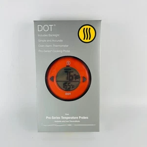 THERMOWORKS Pro Series Digital DOT Alarm Thermometer Temperature Orange - Picture 1 of 6