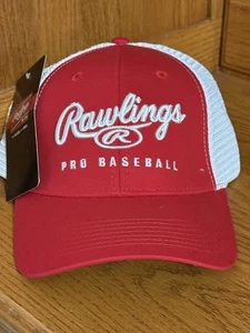 Rawlings Baseball Hat Cap Small/ Medium New With Tags White Mesh - Picture 1 of 6