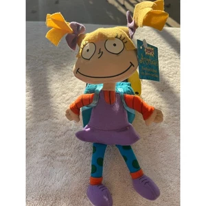 Rugrats Angelica’s Rucksack Buch 8” Plüschpuppe 2003-Neu mit Etikett - Bild 1 von 3