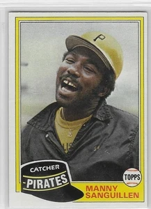 1981 Topps #226 MANNY SANGUILLEN Pittsburgh Pirates NR-MINT **free shipping** - Picture 1 of 2