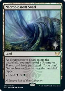 Necroblossom Snarl - Foil - Promo Pack Magic mtg Moderate Play, English Promo Pa - Picture 1 of 1