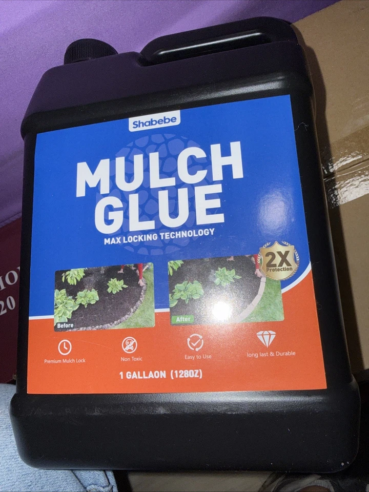 Стабилизатор быстросохнущий нетоксичный клей мульча 1 галлон - Изображение 1 из 2