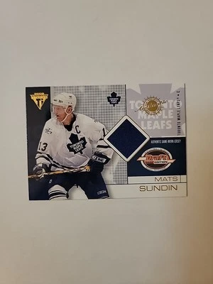 2002 Private Stock Titanium Ice Hockey Mats Sundin Draft Edition Patch SD2633 - Image 1 of 2
