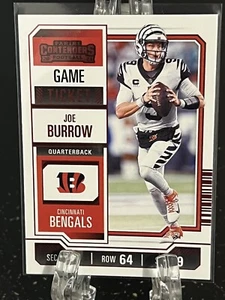 JOE BURROW---2023 PANINI--CONTENDERS--RED--GAME TICKET--BENGALS--FREE SHIPPING - Bild 1 von 2
