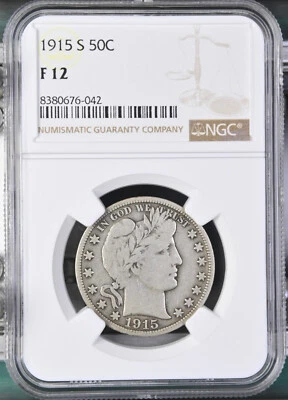 1909-O BARBER HALF DOLLAR NGC VG10 676043 - Image 1 of 2