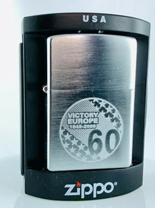 Zippo Feuerzeug 60th VE-DAY European Victory -Military Neu OVP Original Zippo - Bild 1 von 12