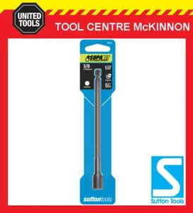 SUTTON IMPACT 3/8” x 150mm / 6" MAGNETIC HEX DRIVE SUPABIT NUTSETTER / TEK BIT - Picture 1 of 2