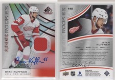 2019 SP Game Used Authentic Rookies Red Jersey Ryan Kuffner #140 Rookie Auto RC