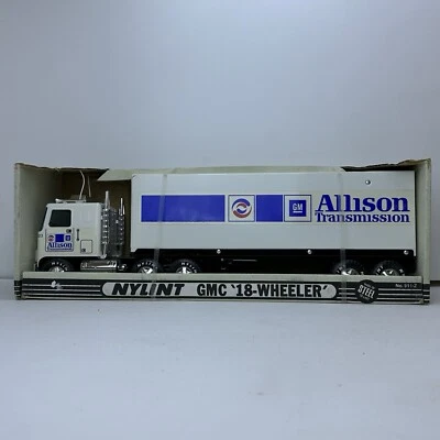 Nylint Allison Transmission GMC 18 Wheeler Truck Semi Trailer USA 911-Z Vintage - Image 1 of 4