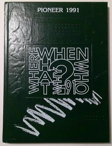 1991 Pioneer Central High Yearbook Yorkshire, New York NY Junk Journaling CRAFTS - Picture 1 of 14
