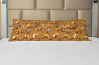 Kangaroo Body Pillow Case Cover With Zipper Safari Inspired Background