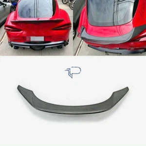 Real Carbon Fiber Trunk Spoiler For Toyota Supra A90 A91 Coupe 2019-2024 23 20 - Picture 1 of 6