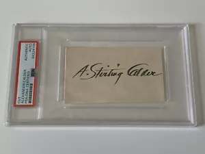 Alexander A Stirling Calder American Sculptor Signed Autograph Cut PSA DNA j2f1c - Picture 1 of 1