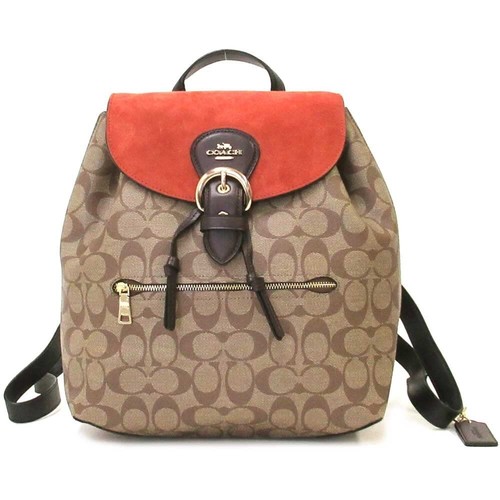 Zaino Coach Kleo kaki tela multi firma