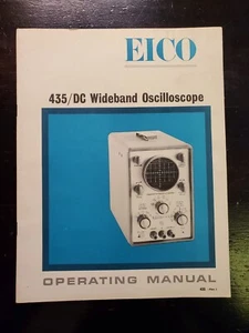 Original EICO 435/DC Wideband Oscilloscope OPERATING MANUAL - Picture 1 of 3