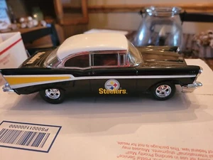 1957 diecast Chevy Pittsburgh Steelers bank - Picture 1 of 3