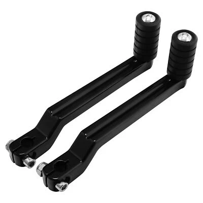 Gloss Black Heel Toe Shift Lever Shifter peg Fit For Harley Street Glide 1988-24 - Image 1 of 4