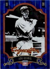 2012 Panini Cooperstown Crystal Collection Blue Baseball Card Pick