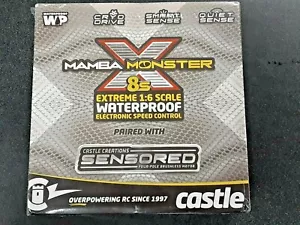 Castle Creations Mamba Monster X 8S 1/6 ESC/Motor Combo w/1717 Sensored Motor - Picture 1 of 4