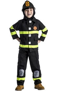 Deluxe Feuerwehrmann Feuerwehrmann Feuerwehrmann Verkleidung Kleinkind Kinder Kostüm Set - Bild 1 von 3
