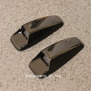 Gloss Black Windscreen Washer Wiper Nozzle Cover Fit Freelander 2 Discovery 3 4b - Picture 1 of 3