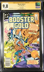 Booster Gold #4 Newsstand Edition CGC SS 9.8 SIGNED Dan Jurgens DC 1986 Origin - Bild 1 von 2