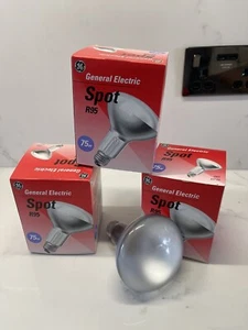 General Electric GE R95 75W Spotlight Reflector Bulb Light ES E27 PACK OF 3 - Picture 1 of 24